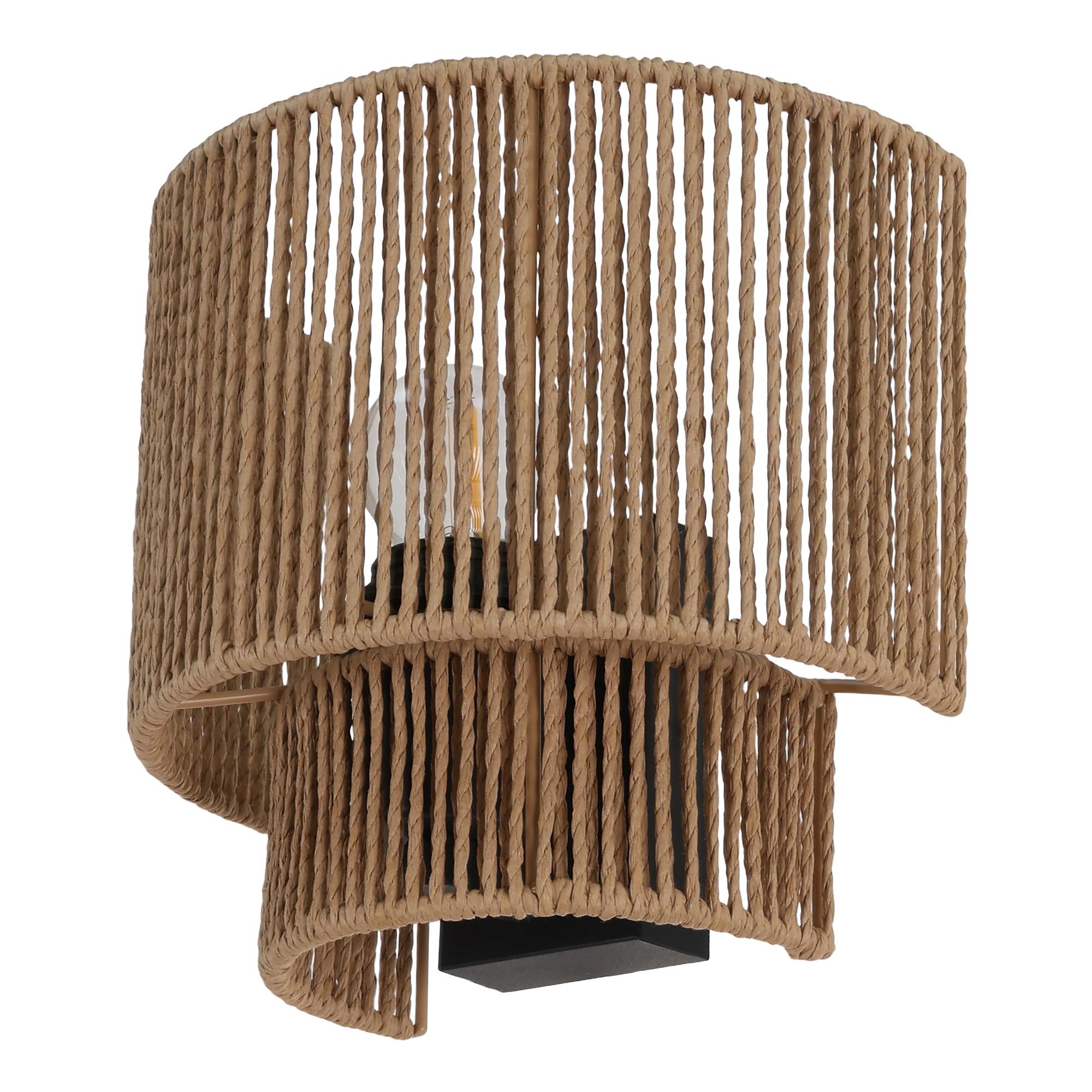 Wall lamp Torbet Cast iron 1-Light Paper Natural 4
