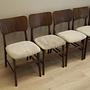 6x Chair Set Brown 1960s 7