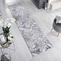 Marbled Läufer Silber 60 x 230 cm 0