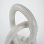 Sculpture Abstract White 1980s 8