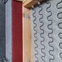Sofa 2-Sitzer Stoff Rot  8