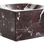 Salmo Square Red Marble Bowl
 3