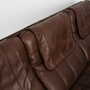 Sofa Leather Brown 1970s 7