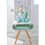 LO 12 Side table Oak wood Steel Pale green 5