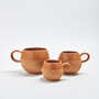 2x Earth Ball Tasse Keramik Terracotta 250 ml 0