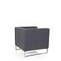 BARBADOS Sessel Stoff Grau 3