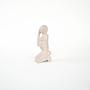 Stone figure Modernist Cream 1980s 2