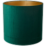 Lampshade Velvet Metal Green Gold 0