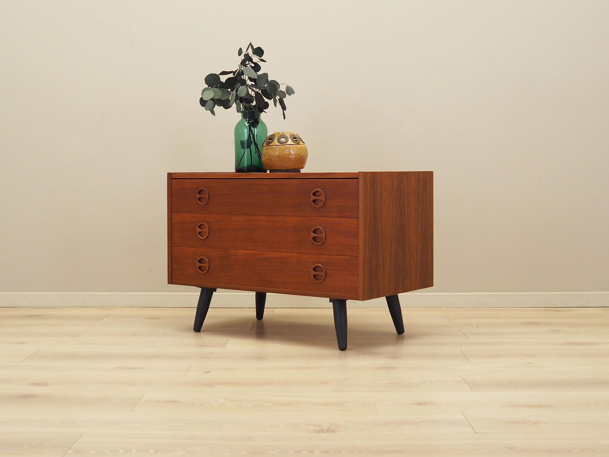 Chest of drawers Teak wood 1960s 2