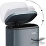 Trash Can Milizac II Steel Polypropylene Grey 3