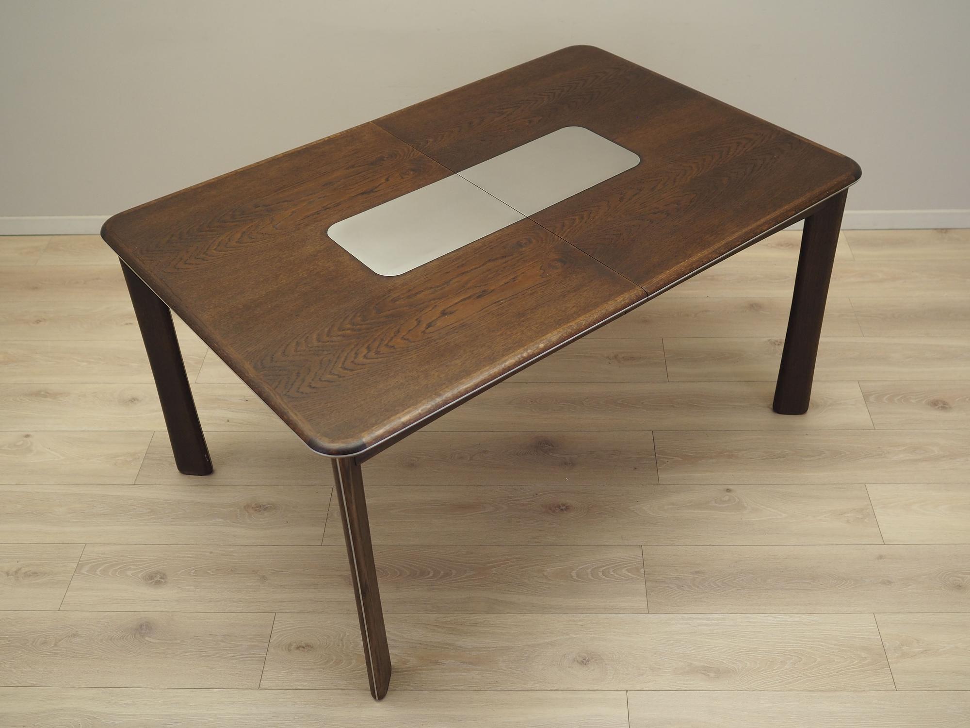 Dining table oak 1970s 6