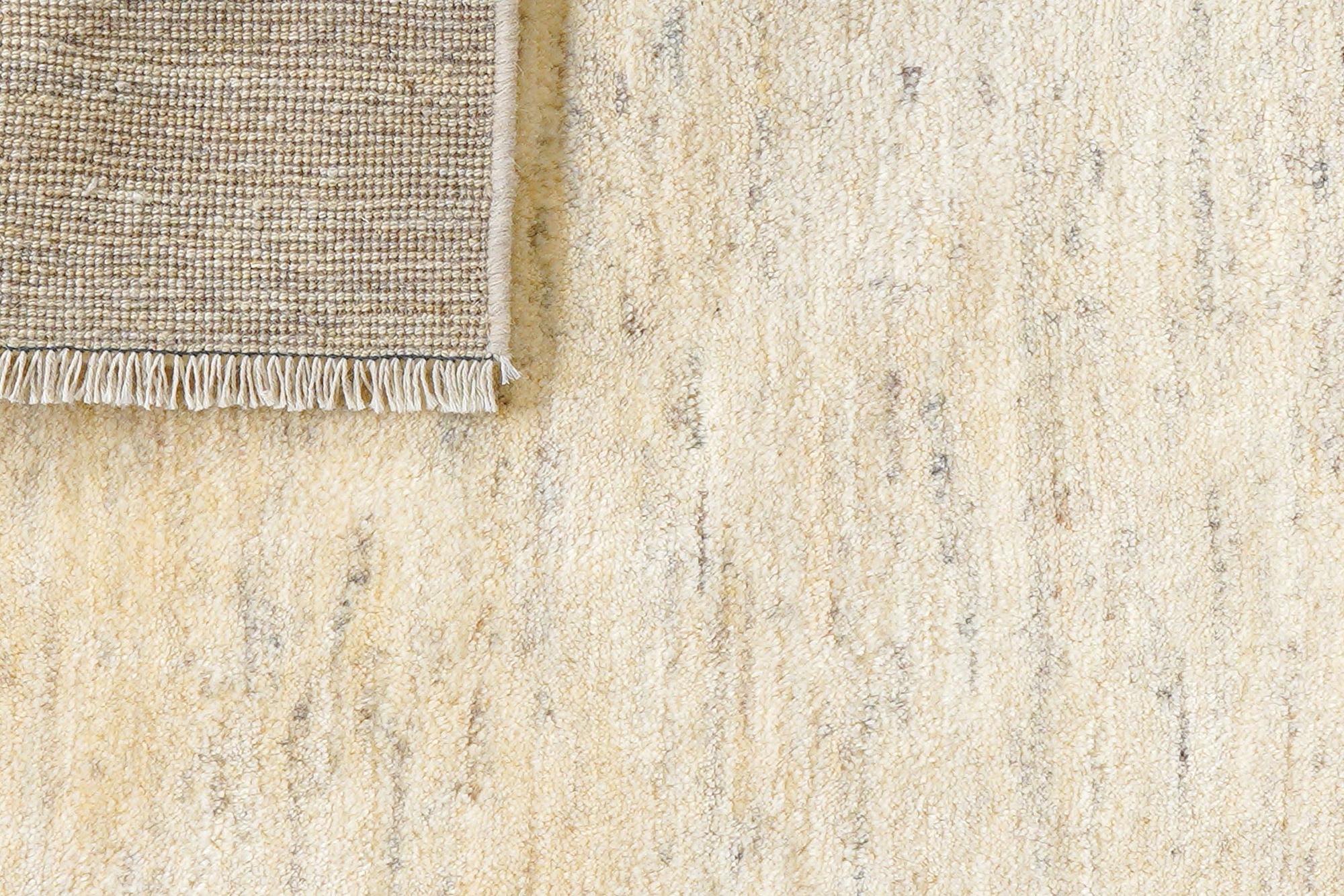 Rizbaf Gabbeh-Teppich Wolle Beige 5