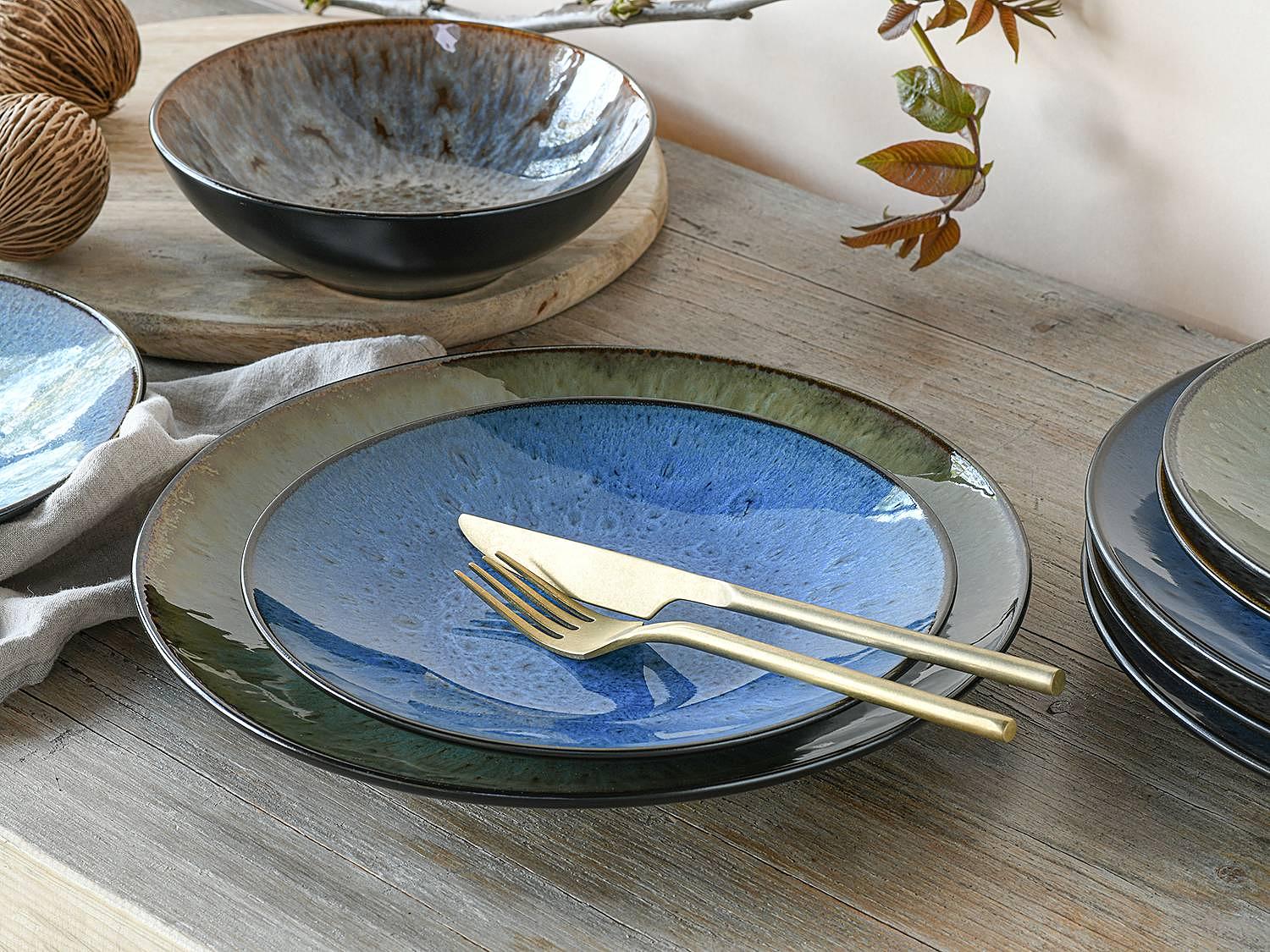 16-Piece Bali Combi-Service Stoneware Multicolor 4