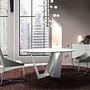 Dining chair stainless steel gray 6