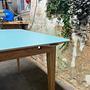 Beluga Table Wood HPL Turquoise 2
