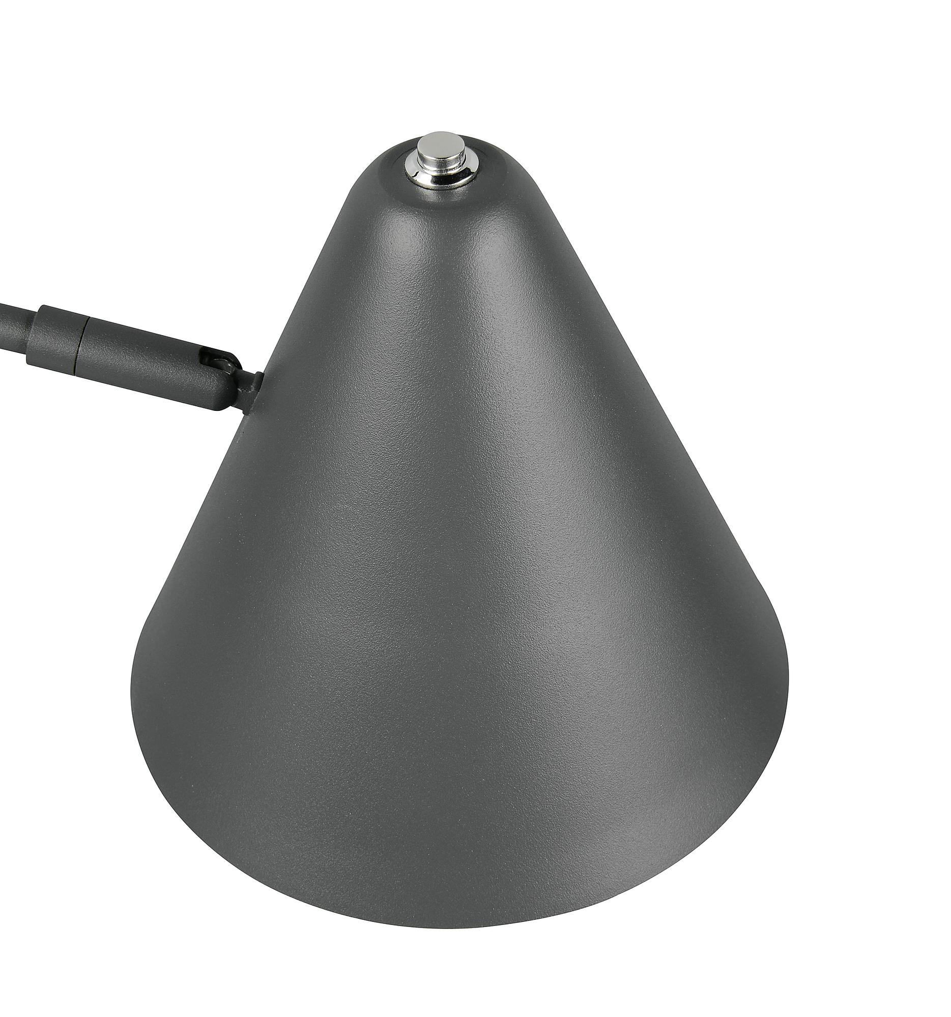 1-Light Cosima Wall Lamp Iron Dark Grey 3