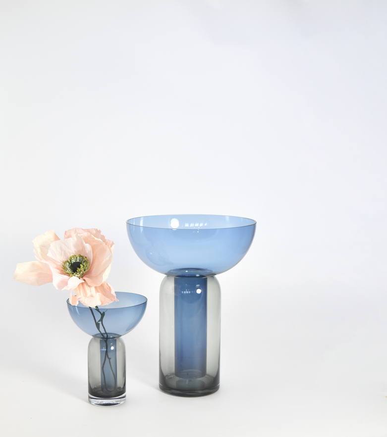 Torus Vase Blau 3
