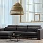 Lily Ecksofa Links Grau 1