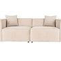 Lora 2-Sitzer Sofa Creme 0