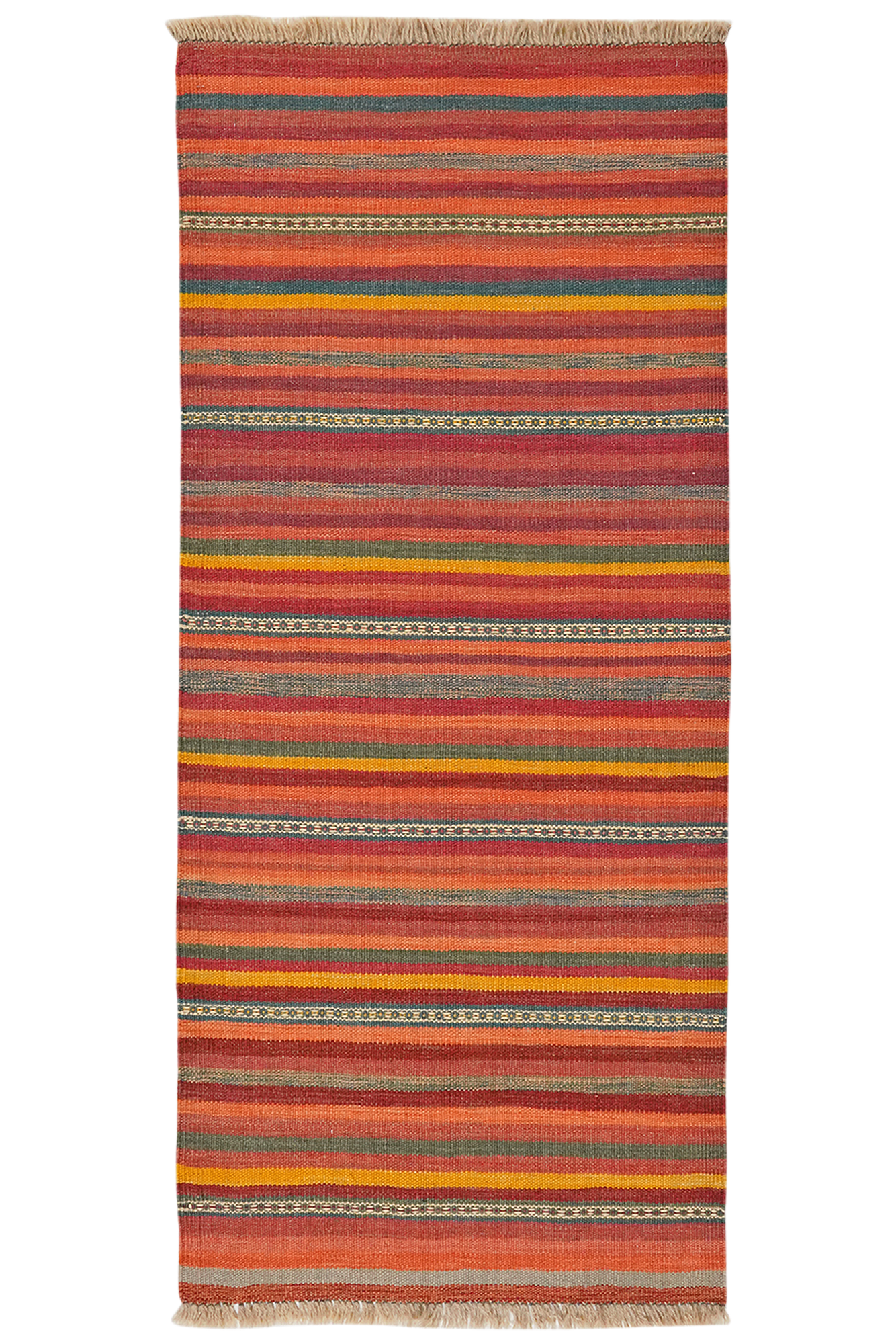 Kilim Gashgai Teppich Mehrfarbig 0