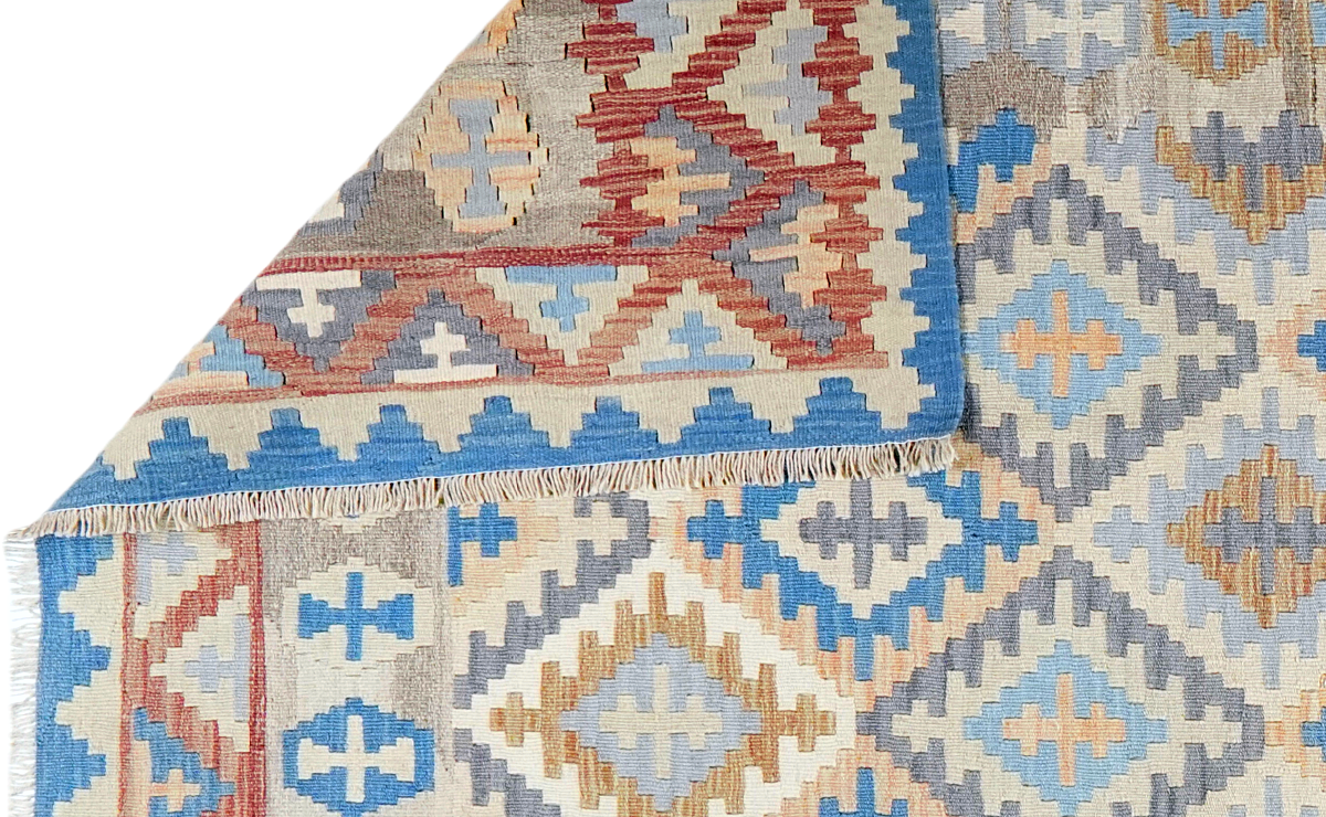 Kilim Gashgai Teppich Wolle Mehrfarbig 3