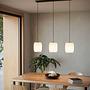 Belgrave Pendant Lamp Paper Steel 3-light 1