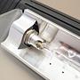 Stehlampe Metall Glas 1990er Jahre 7