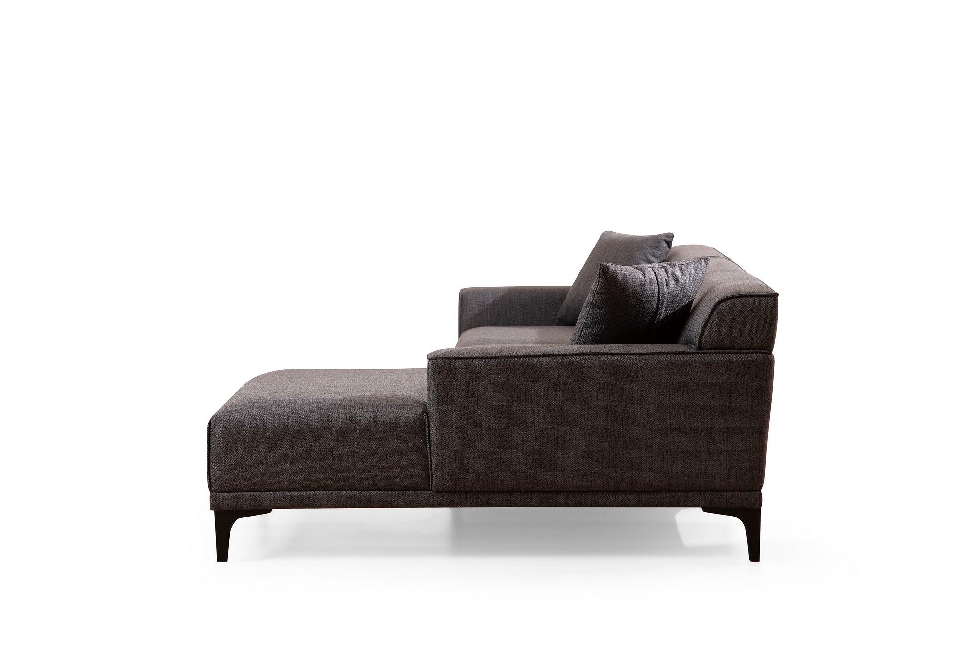 Petra R Corner Sofa Anthracite 6