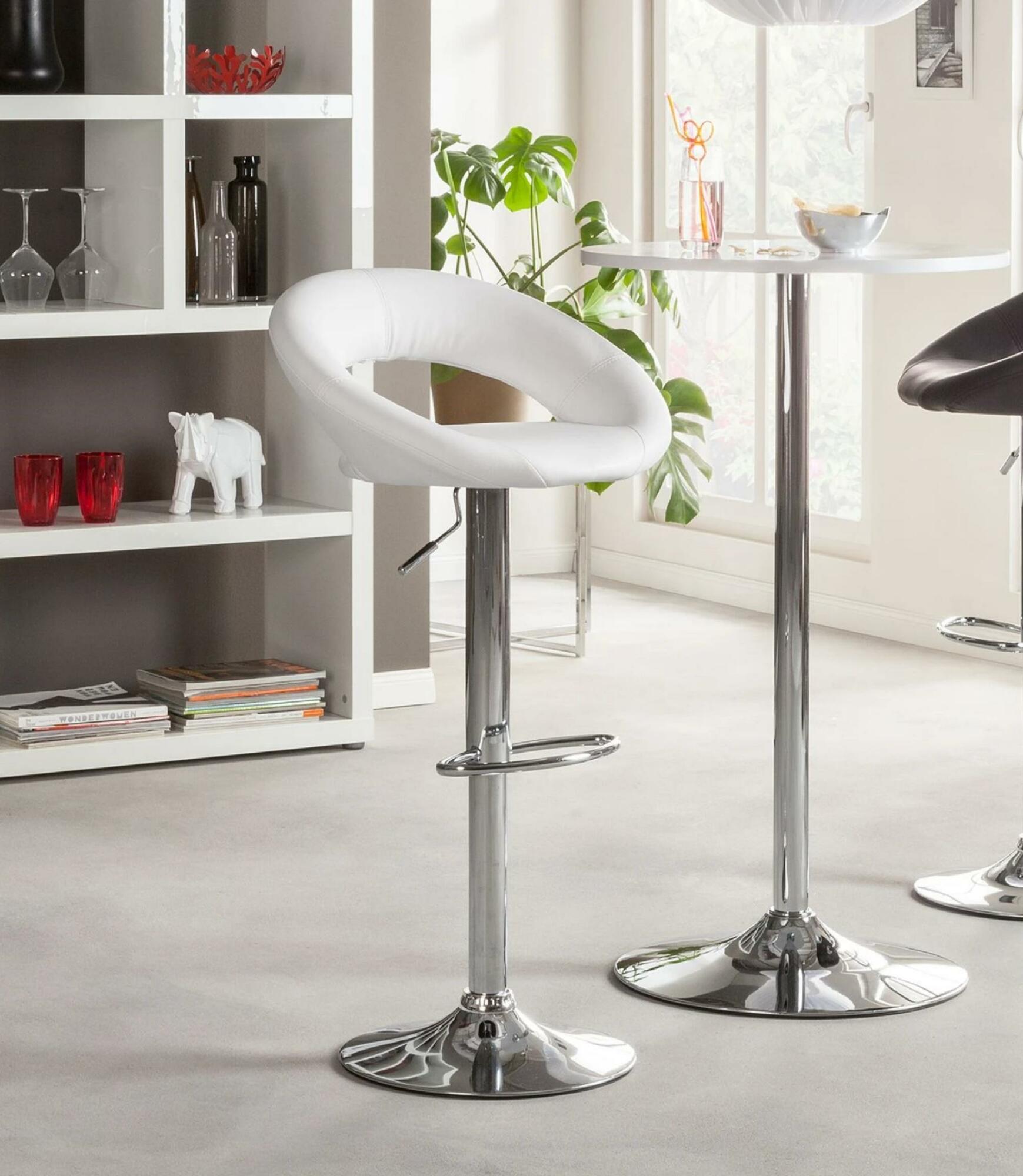 Bar stool Hemingway White / Chrome Single chair 5