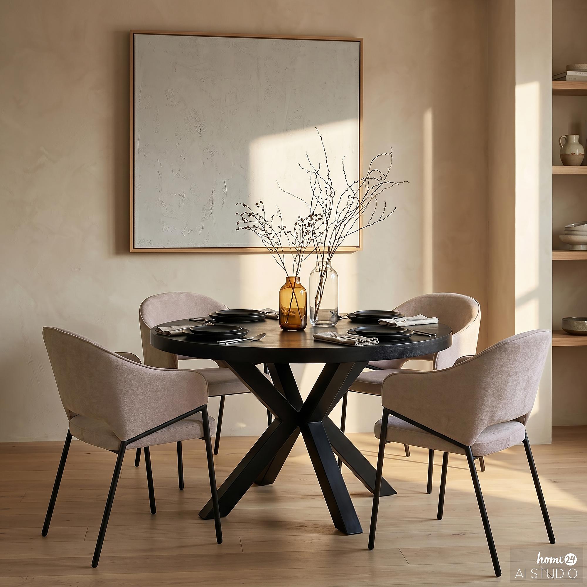 Armchair Uggasi Set of 2 Beige 1