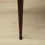 Vintage Hocker Teakholz Braun 1970er Jahre 12