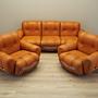 Space Age 3-Sitzer Sofa Orange 1960er Jahre 2