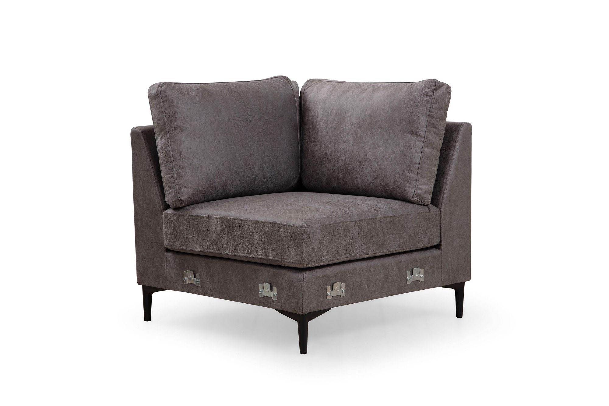 Porto Ecksofa Anthrazit 7