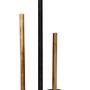 Rivalta Toilet Brush Set Steel Acacia Brown 2