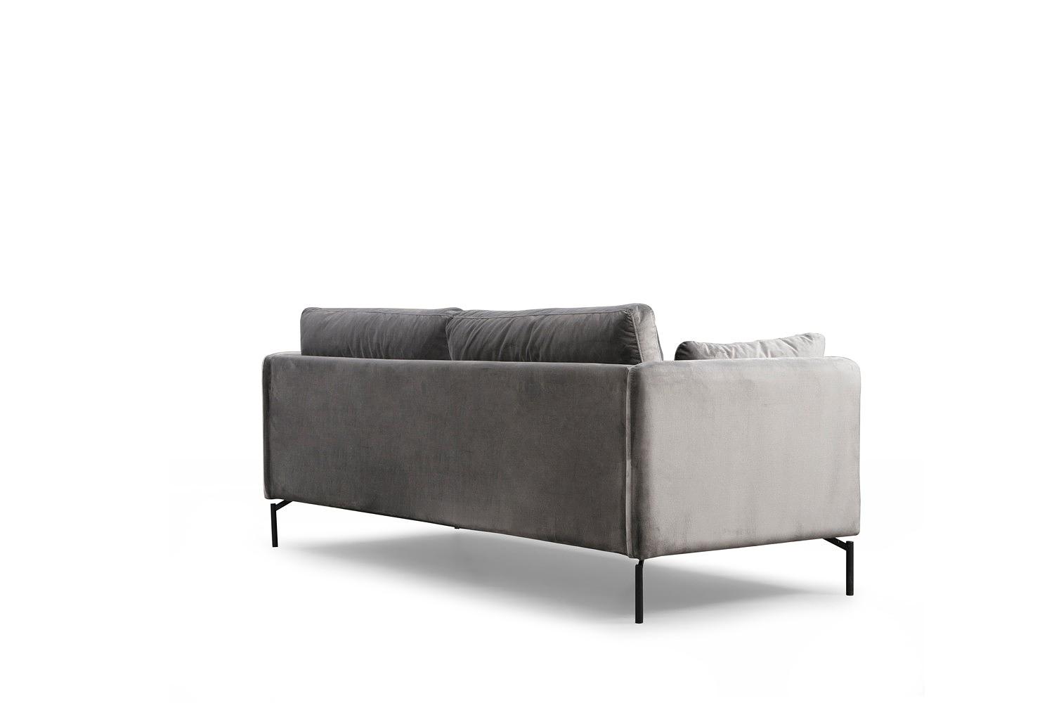 Sino 3-Sitzer Sofa Grau 4
