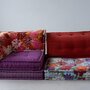 Vintage Hans Hopfer Mah Jong Modulares Sofa Mehrfarbig 8-tlg 1