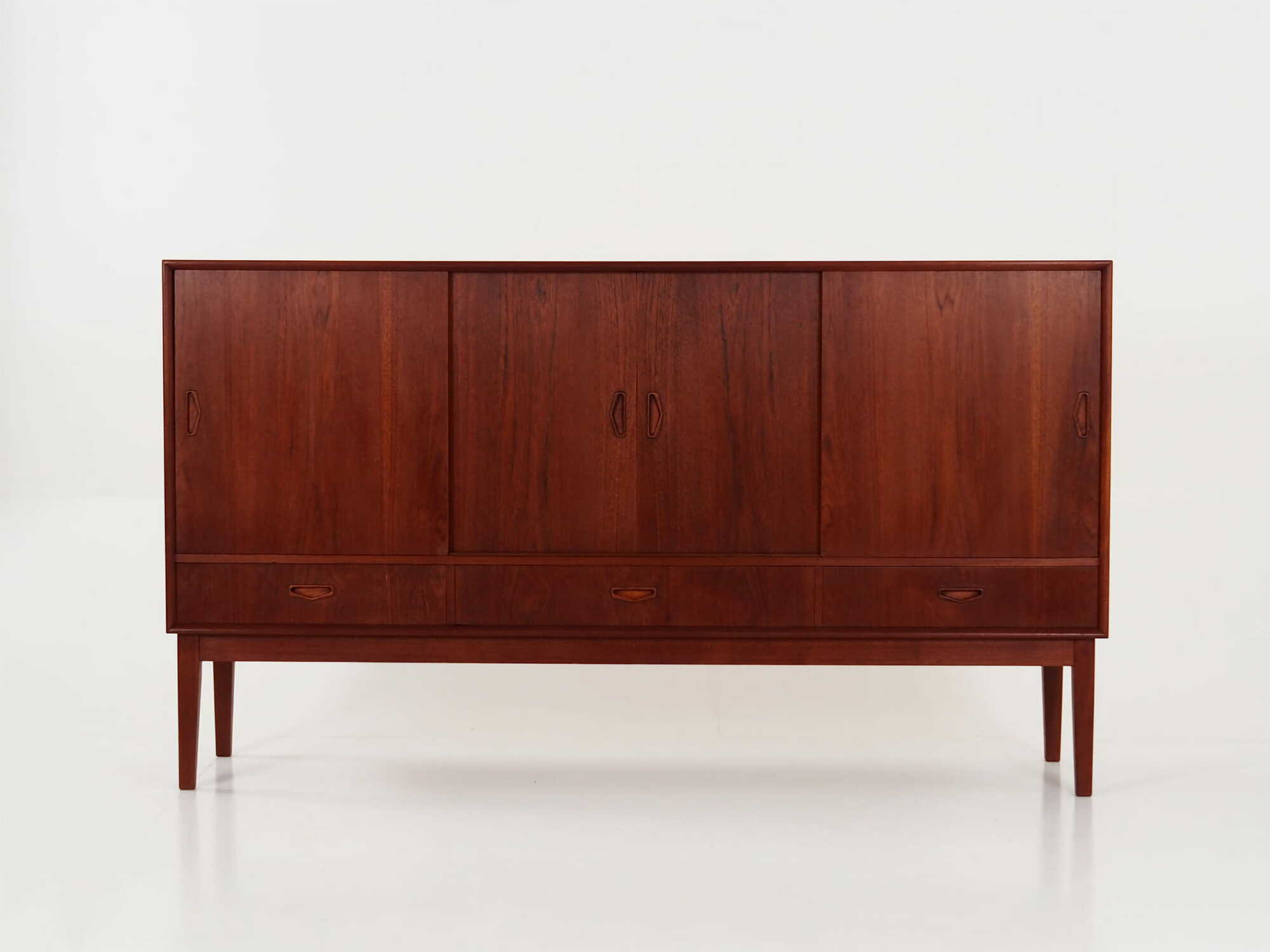 Highboard Teak Brown 1970s 1