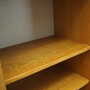 Vintage Bookshelf Ash Wood Brown 1970s 8