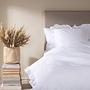Levi Bedding Cotton with Ruffle White 150x200cm 4