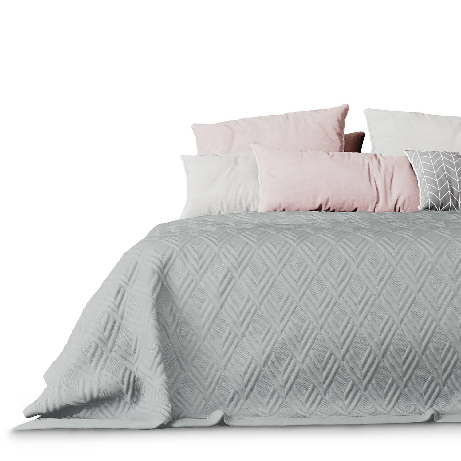 Helia Tagesdecke Polyester Grau 170 x 210 cm 2