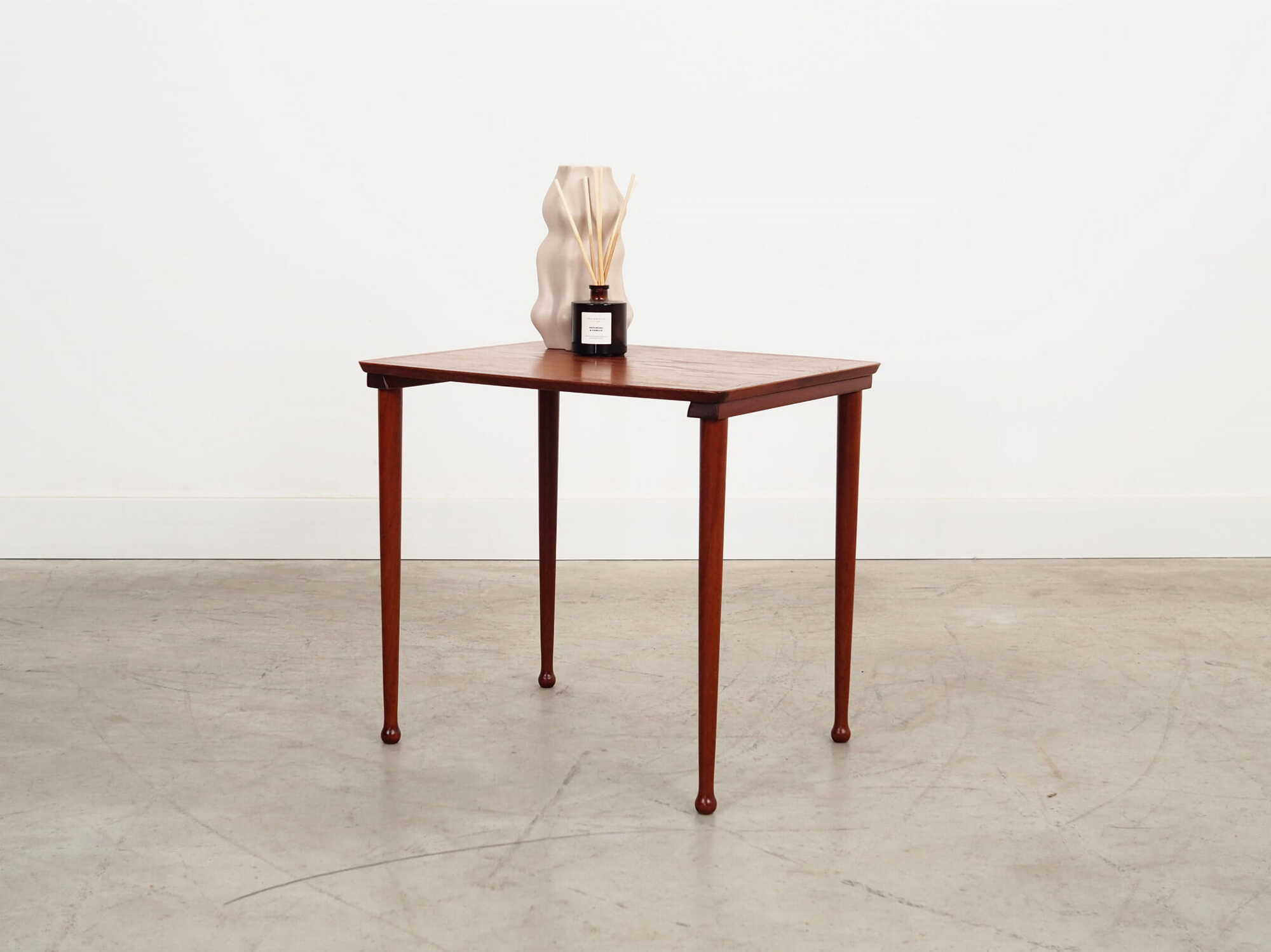 Vintage Coffee Table Teak Wood Brown 1970s 2