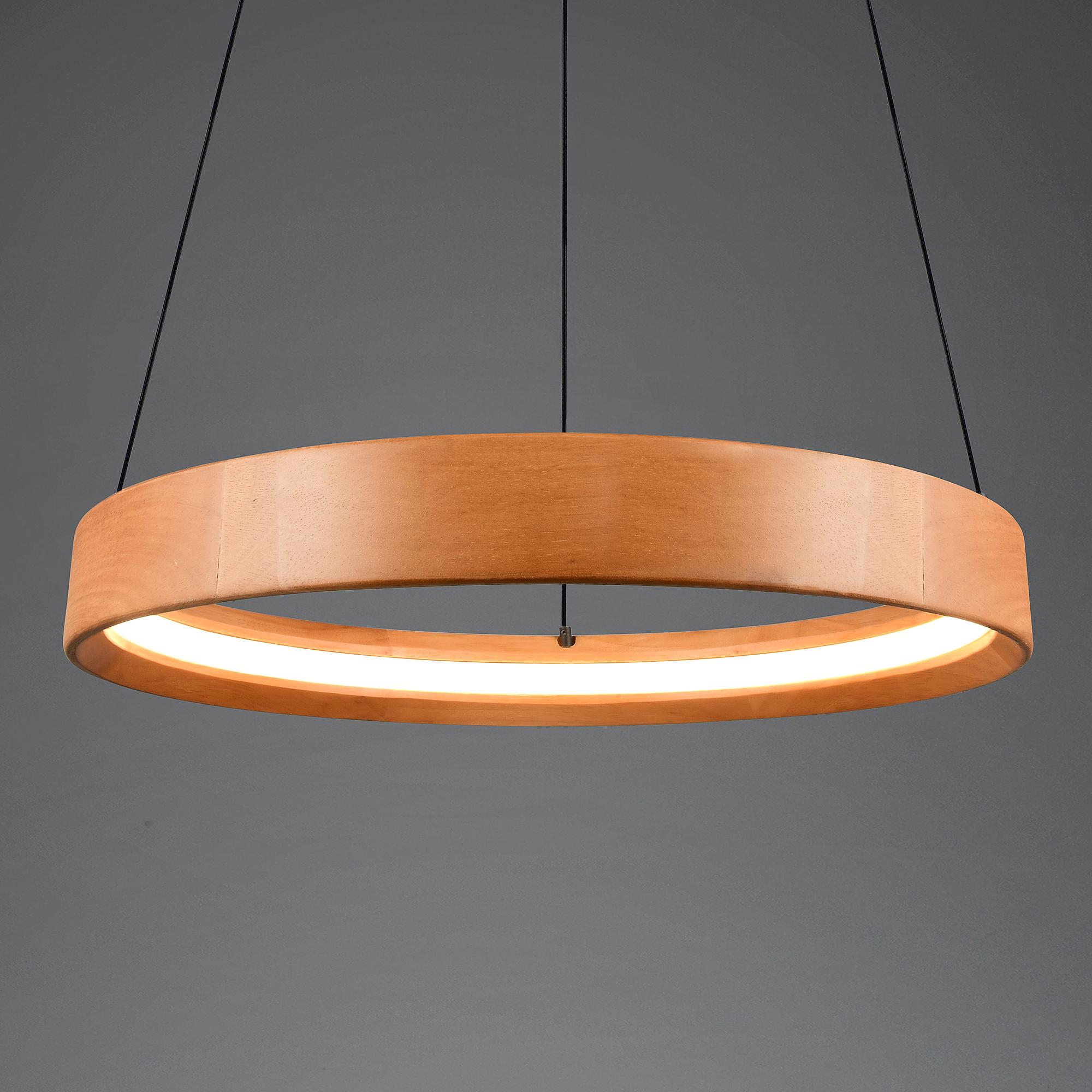 Lynwood LED-Pendelleuchte 1-flammig Teilmassiv Eisen 0