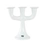 Candlestick Ceramic White 1970s 0