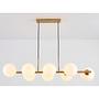 Ceiling Light Glinto 8-Light Opal Glass Iron 4