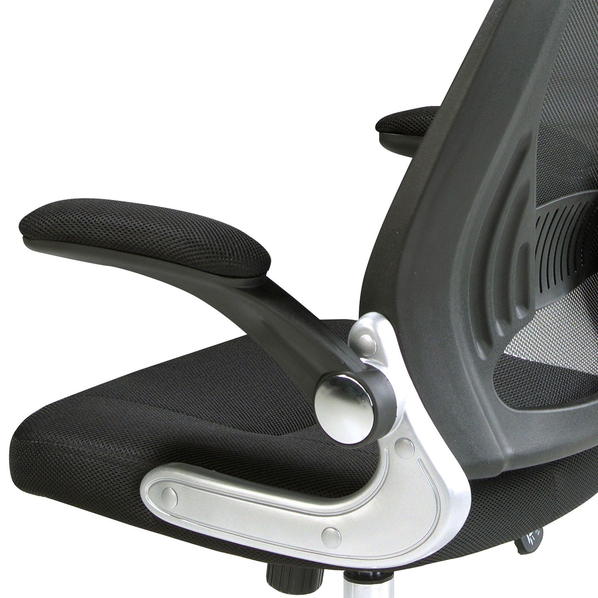 Sedia da ufficio 4140 Regolabile Ergonomica Tessuto mesh Nero 7