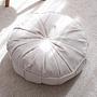 Teddy fabric cushion White 2