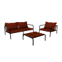AVON 2-Sitzer Sofa Rostrot 1