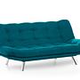 Misa Schlafsofa 3-Sitzer Petrol Grün 5