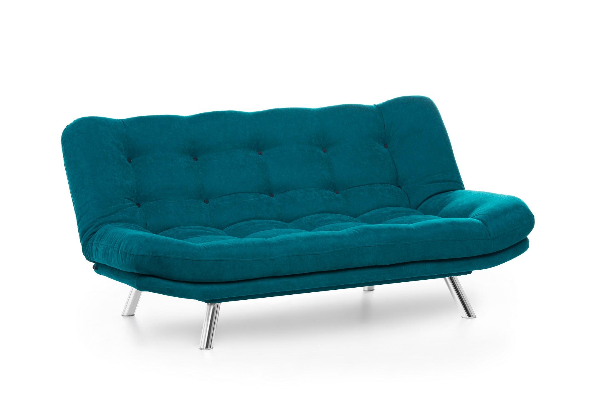 Misa Schlafsofa 3-Sitzer Petrol Grün 5