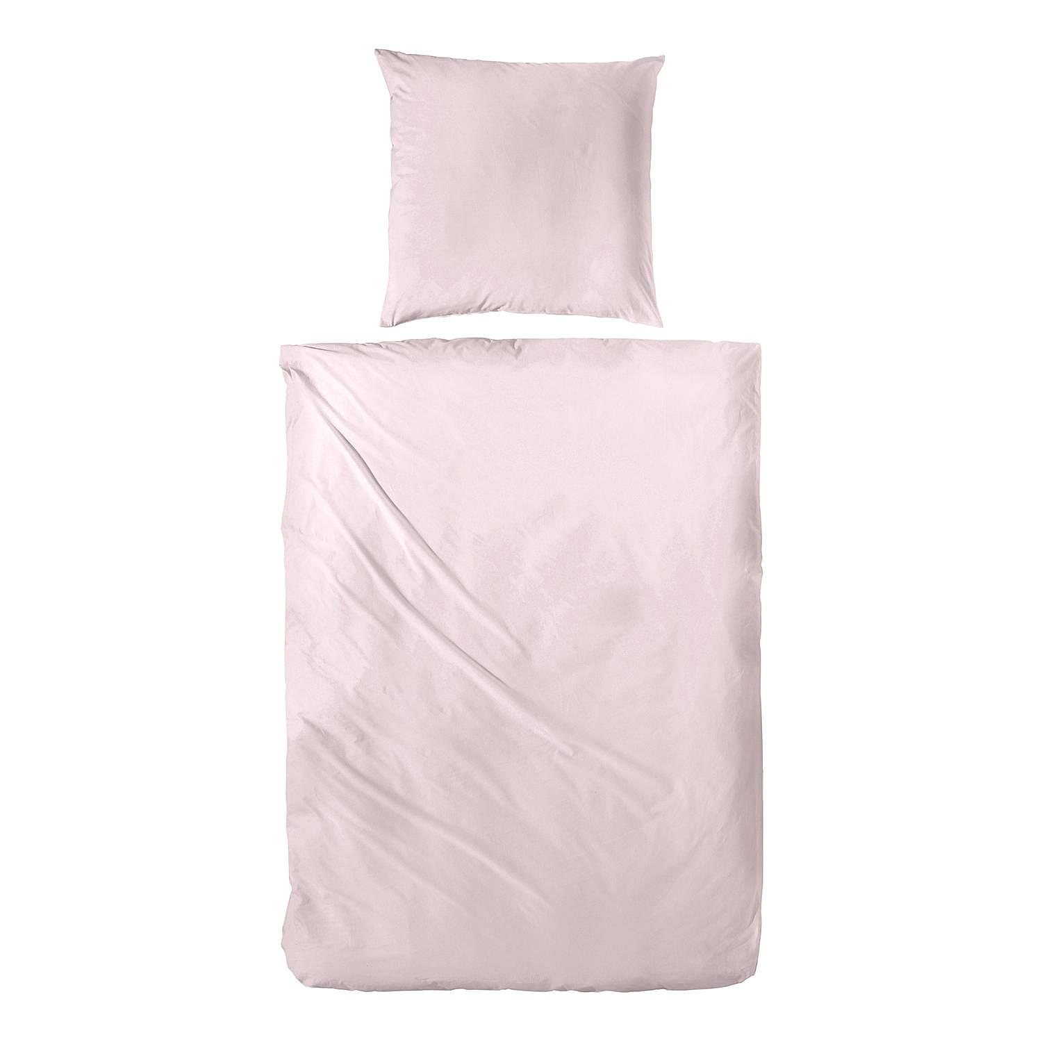 Montainville Luxus-Satin-Bettwäsche Baumwolle Rosa 1